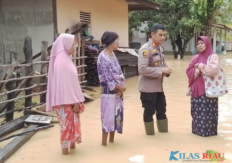 Aksi Sosial Kapolsek Singingi, Salahsatu Bentuk Pelayanan Bagi Masyarakat